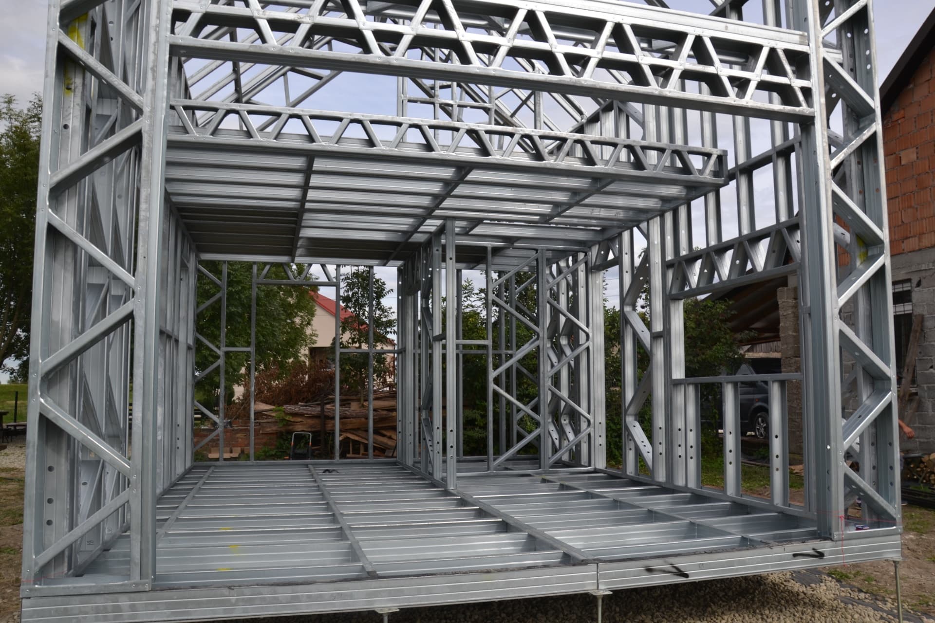 Domki stalowe