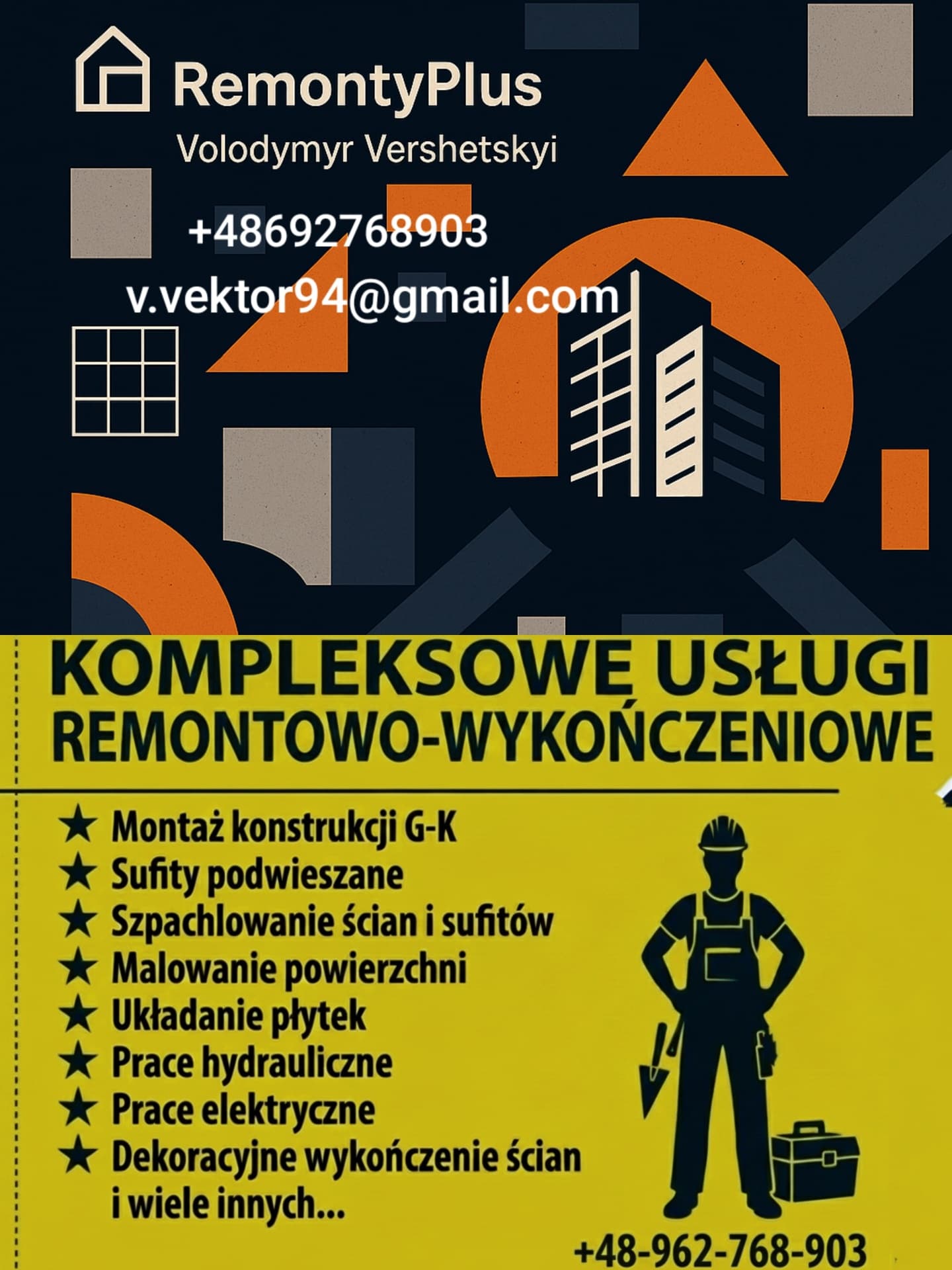 Volodymyr Vershetskyi RemontyPlus